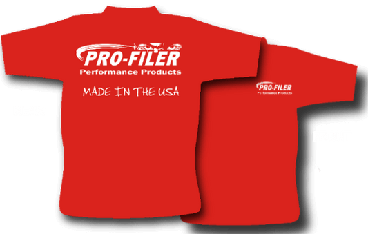 Pro-Filer Made in USA Eyes T-Shirt - Red